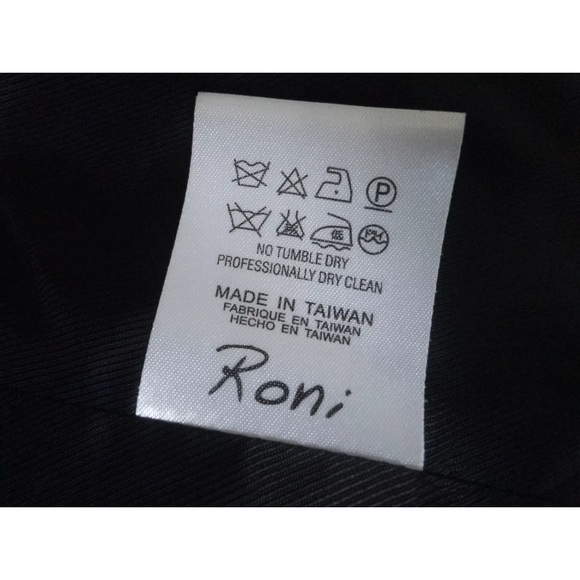 RONI Ruffle Cropped Wool Cardigan Sweater Blazer S - Picture 6 of 8